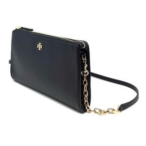 TORY BURCH Black Carter Slim Crossbody Bag NWT